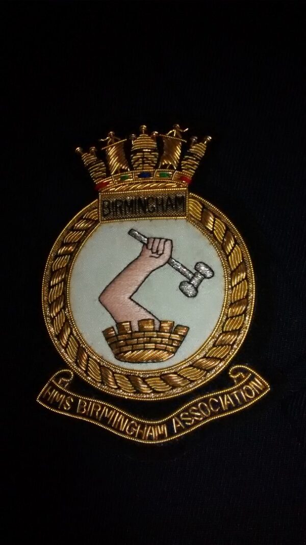 HMS Birmingham Association Blazer Badge